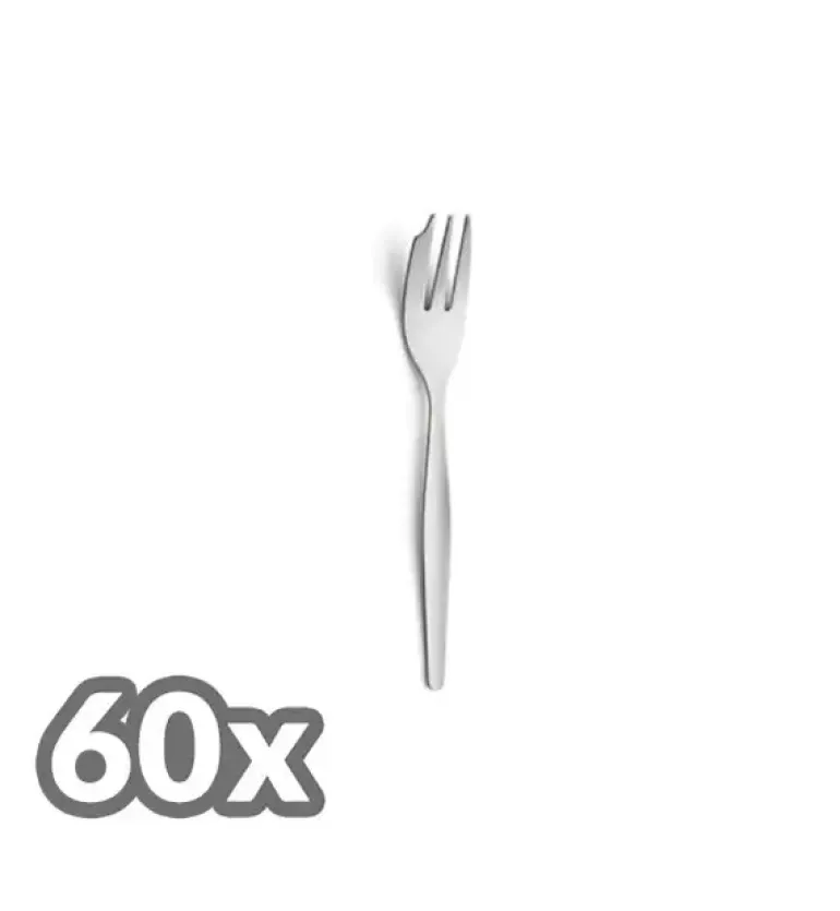 AMEFA Sztućce UE / SCANDINAVE 60x Widelczyk do ciasta | stal 18/0 sztućce dla gastronomii