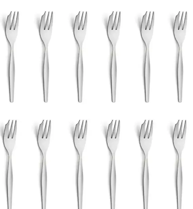 AMEFA Sztućce UE / SCANDINAVE 12x Widelczyk do ciasta | stal 18/0 sztućce dla gastronomii