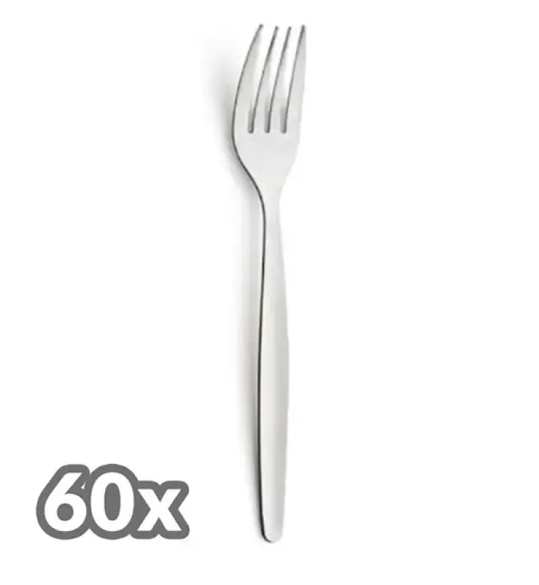 AMEFA Sztućce UE / SCANDINAVE 60x Widelec obiadowy | stal 18/0 luz | sztućce dla gastronomii