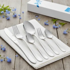 AMEFA WHISPER Sztućce UE Komplet 72 el dla 12 os w pudełku składanym stal 18/0