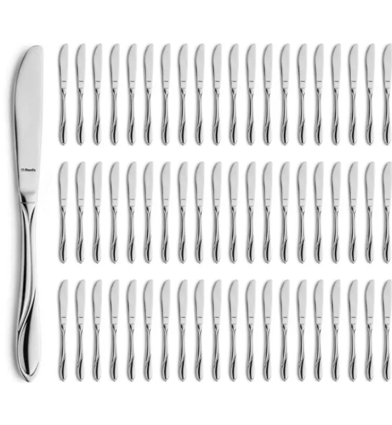 AMEFA WHISPER Sztućce UE 60x Nóż obiadowy 21,5 cm stal 18/0 LUZ