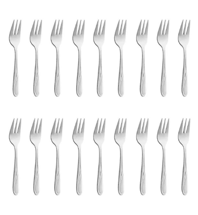 AMEFA WHISPER Sztućce UE 18x Widelczyk do ciasta 13,8 cm stal 18/0 LUZ