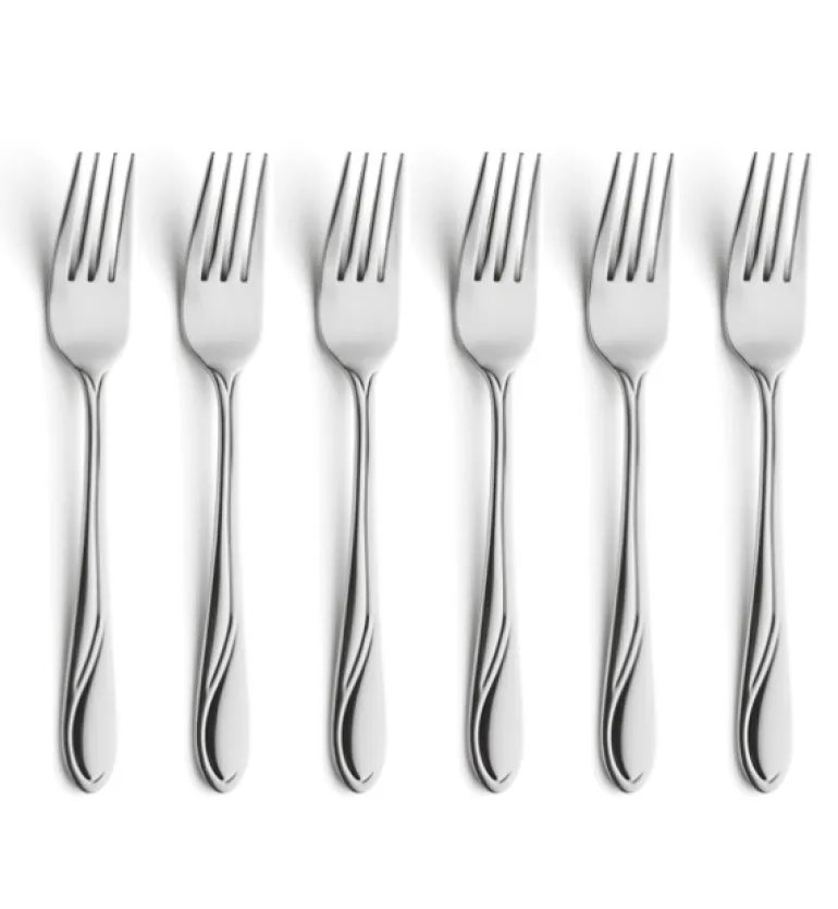 AMEFA WHISPER Sztućce UE 6x Widelec obiadowy 19,7 cm stal 18/0 LUZ