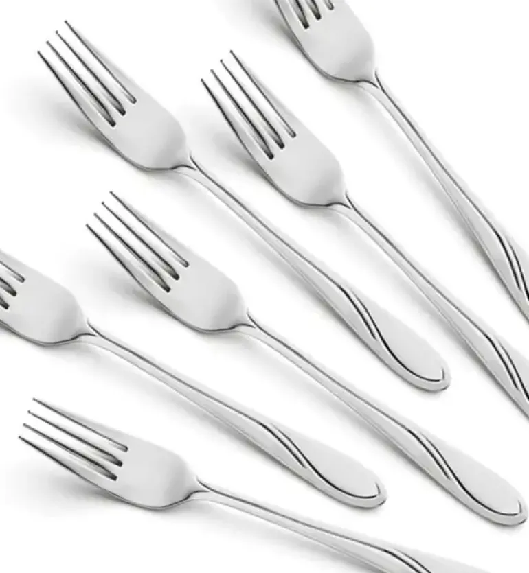 AMEFA WHISPER Sztućce UE 6x Widelec obiadowy 19,7 cm stal 18/0 LUZ