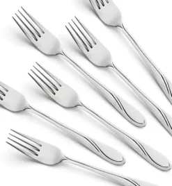 AMEFA WHISPER Sztućce UE 100x Widelec obiadowy 19,7 cm stal 18/0 LUZ