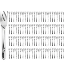 AMEFA WHISPER Sztućce UE 100x Widelec obiadowy 19,7 cm stal 18/0 LUZ