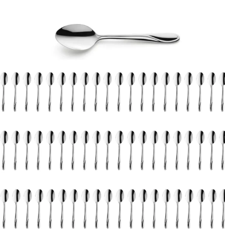 AMEFA WHISPER Sztućce UE 60x Łyżeczka do kawy 11,3 cm stal 18/0 LUZ