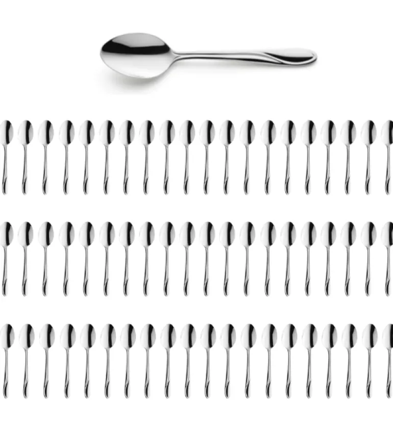 AMEFA WHISPER Sztućce UE 60x Łyżeczka do herbaty 13,6 cm stal 18/0 LUZ