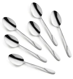 AMEFA WHISPER Sztućce UE 6x Łyżeczka do herbaty 13,6 cm stal 18/0 LUZ