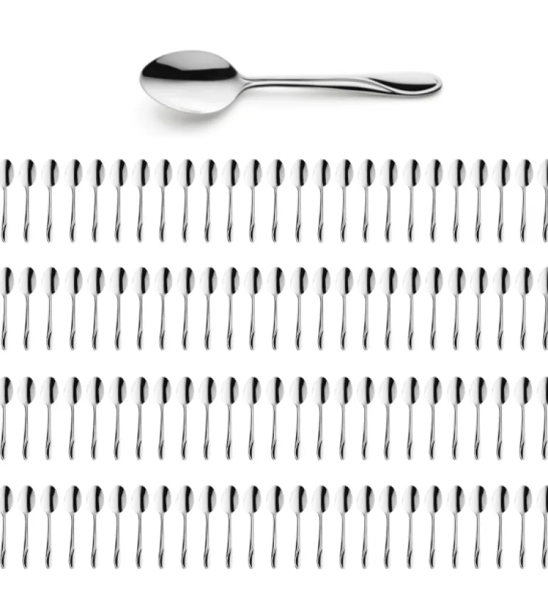 AMEFA WHISPER Sztućce UE 100x Łyżeczka do herbaty 13,6 cm stal 18/0 LUZ