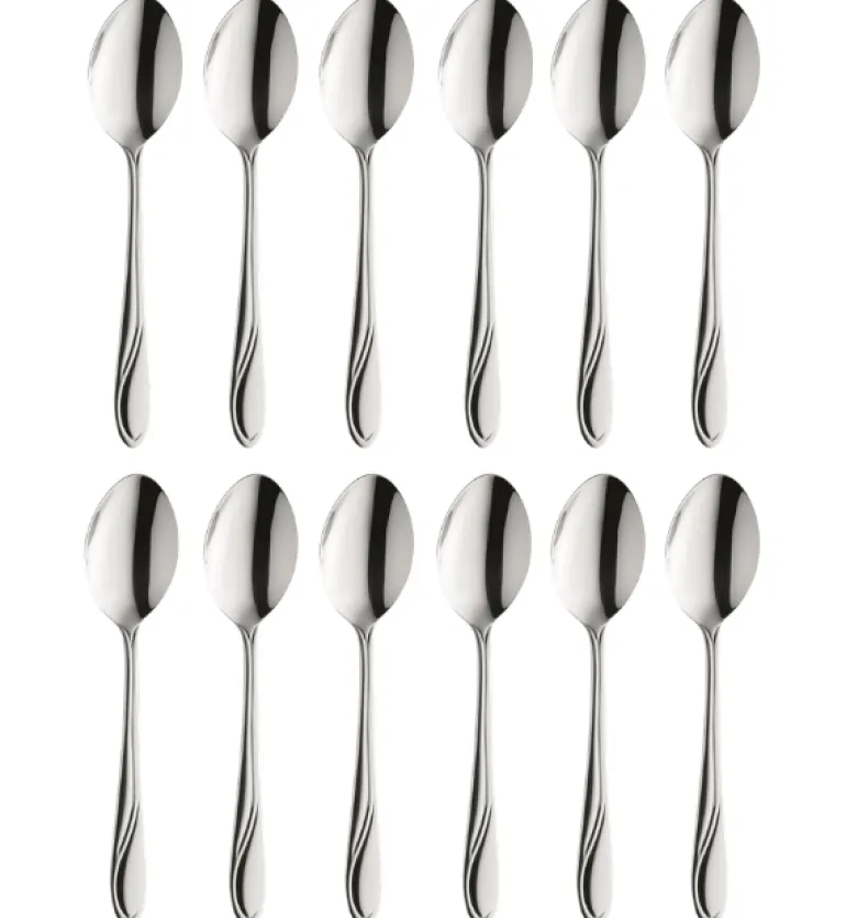 AMEFA WHISPER Sztućce UE 12x Łyżka obiadowa 19,4 cm stal 18/0 LUZ