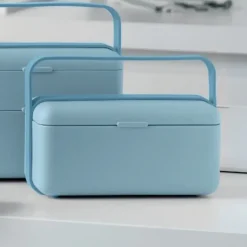 BLIM PLUS Lunchbox ze sztućcami mały niebieski / innowacyjny / wygodny