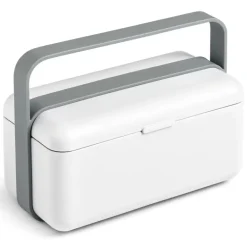 BLIM PLUS Lunchbox ze sztućcami mały biały / innowacyjny / wygodny