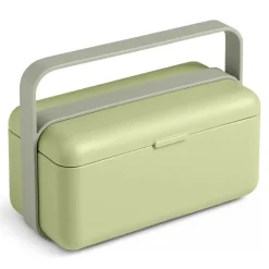 BLIM PLUS Lunchbox ze sztućcami mały zielony / innowacyjny / wygodny