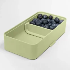 BLIM PLUS Lunchbox ze sztućcami mały zielony / innowacyjny / wygodny