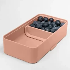 BLIM PLUS Lunchbox ze sztućcami mały różowy / innowacyjny / wygodny