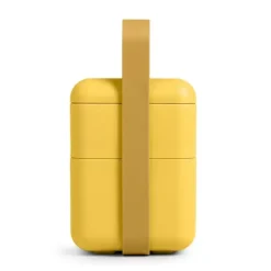 BLIM PLUS Lunchbox ze sztućcami duży żółty / innowacyjny / wygodny