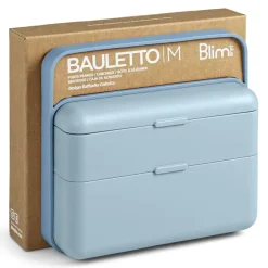 BLIM PLUS Lunchbox ze sztućcami duży niebieski / innowacyjny / wygodny