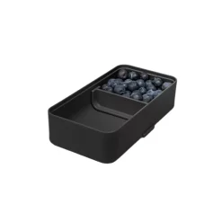 BLIM PLUS Lunchbox ze sztućcami mały czarny / innowacyjny / wygodny