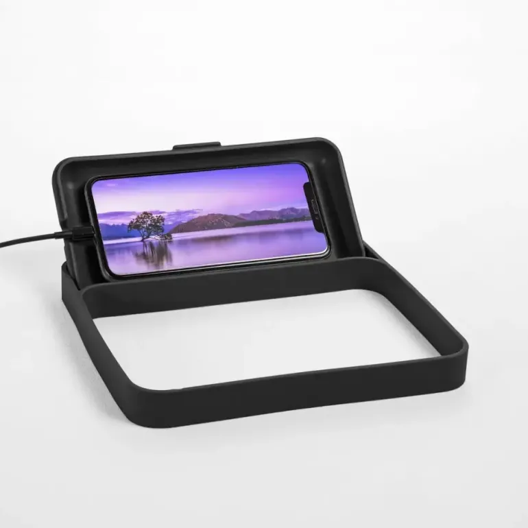 BLIM PLUS Lunchbox ze sztućcami duży czarny / innowacyjny / wygodny