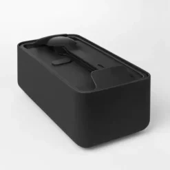 BLIM PLUS Lunchbox ze sztućcami duży czarny / innowacyjny / wygodny