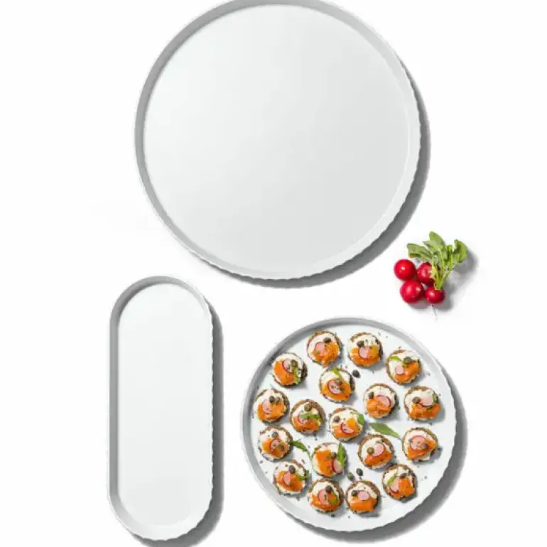 BLIM PLUS Taca okrągła śr. 40 cm biała