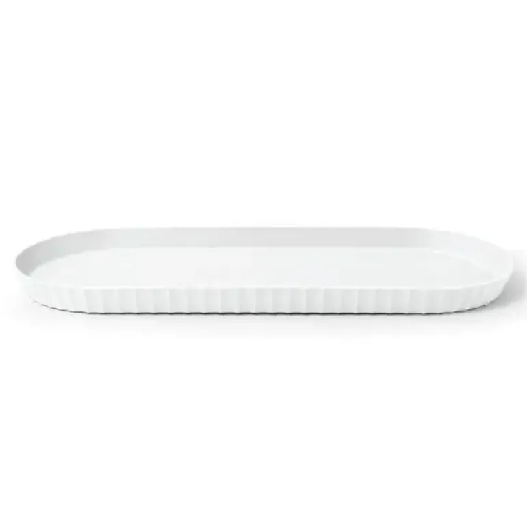 BLIM PLUS Taca owalna 50x25 cm biała