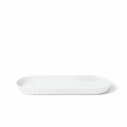 BLIM PLUS Taca owalna 37,5x15 cm biała