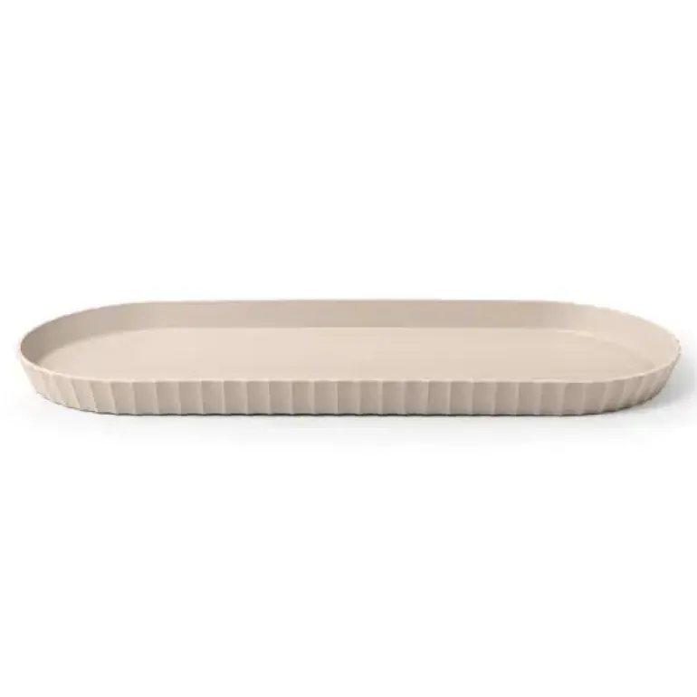 BLIM PLUS Taca owalna 37,5x15 cm brązowa