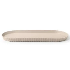 BLIM PLUS Taca owalna 50x25 cm brązowa