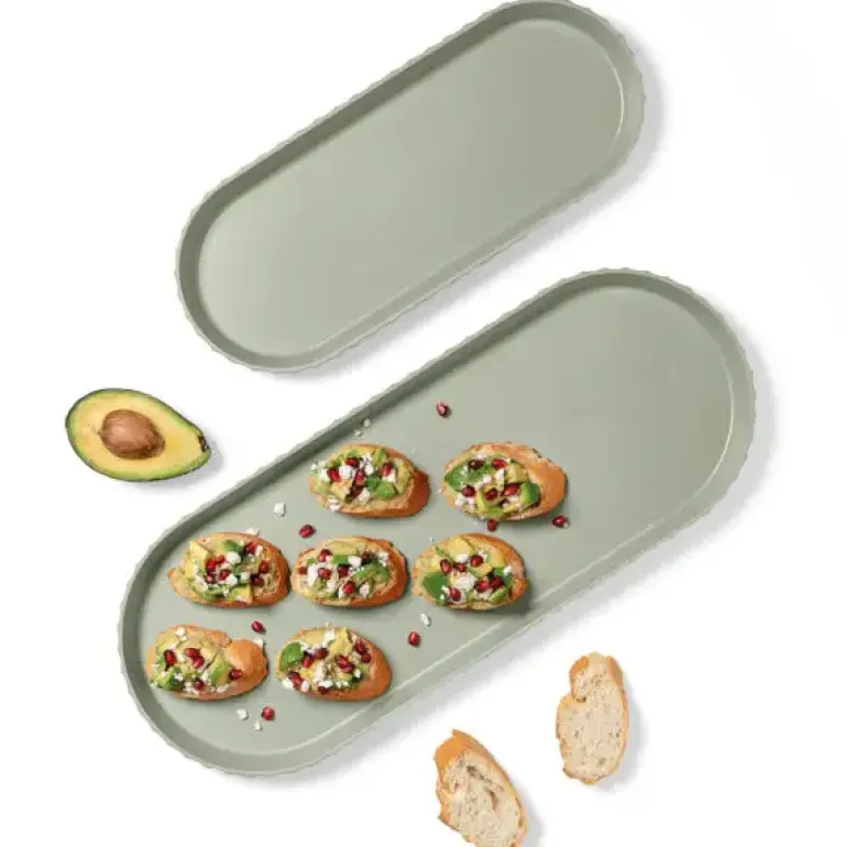 BLIM PLUS Taca owalna 50x25 cm zielona