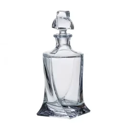 BOHEMIA QUADRO Karafka do likieru 500 ml / szkło kryształowe / CR1A500