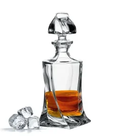 BOHEMIA QUADRO Karafka do likieru 500 ml / szkło kryształowe / CR1A500