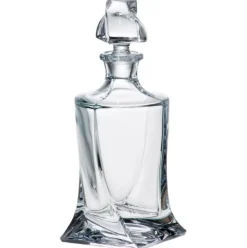 BOHEMIA QUADRO Karafka do whisky 770 ml / szkło kryształowe / CR1A500