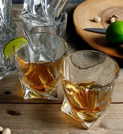 BOHEMIA QUADRO Komplet kieliszków i szklanek 36 el 12 os / szkło kryształowe
