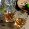 BOHEMIA QUADRO Komplet 12 szklanek do whisky 340 ml / Szkło kryształowe / CR60A500