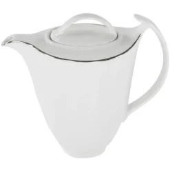 CHODZIEŻ AKCENT 9718 PLATYNOWA LINIA Zestaw kawowy 39 el / 12 osób / porcelana