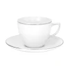 CHODZIEŻ CITY B325 PLATYNOWE Serwis kawowy 39 el / 12 osób / porcelana