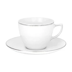 CHODZIEŻ CITY B325 PLATYNOWE Serwis kawowy 39 el / 12 osób / porcelana