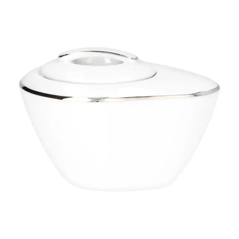 CHODZIEŻ CITY B325 PLATYNOWE Serwis kawowy 39 el / 12 osób / porcelana