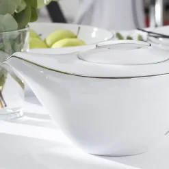 CHODZIEŻ CITY B325 PLATYNOWE Serwis kawowy 39 el / 12 osób / porcelana
