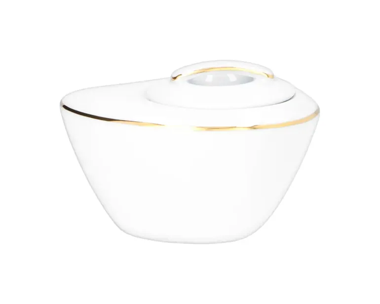 CHODZIEŻ CITY B326 ZŁOTE Cukiernica 250 ml / porcelana
