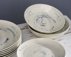 CHODZIEŻ CITY CT22 BORÓWKOWY KREM Serwis obiadowy 36 el / 12 osób / porcelana