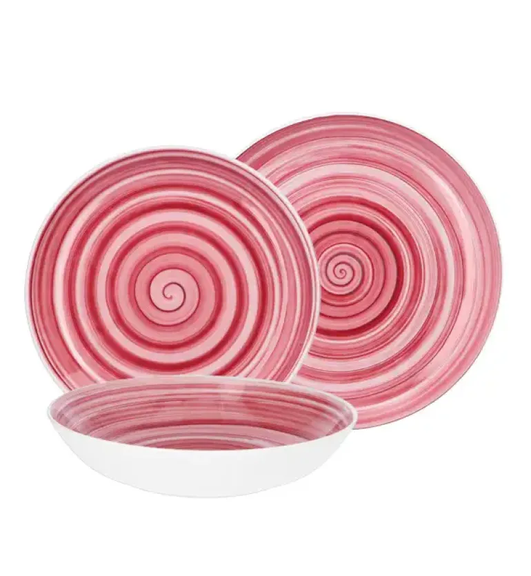 CHODZIEŻ CITY CT34 SZAFRAN Serwis obiadowy 18 el / 6 osób / porcelana