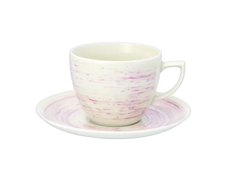CHODZIEŻ CITY CT21 WIŚNIOWY MUS Serwis kawowy 12 el / 6 osób / porcelana