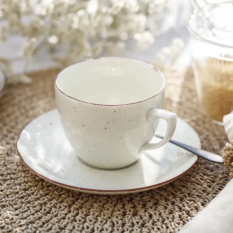 CHODZIEŻ CITY CT02 ŻYWIOŁY Serwis kawowy 12 el / 6 osób / PUSTYNNY PIASEK / porcelana