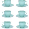 CHODZIEŻ CITY CT05 ŻYWIOŁY Serwis kawowy 12 el / 6 osób / SPOKÓJ OCEANU / porcelana