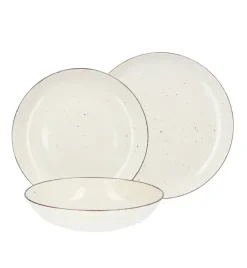 CHODZIEŻ CITY CT02 ŻYWIOŁY Serwis obiadowy 18 el / 6 osób / PUSTYNNY PIASEK / porcelana