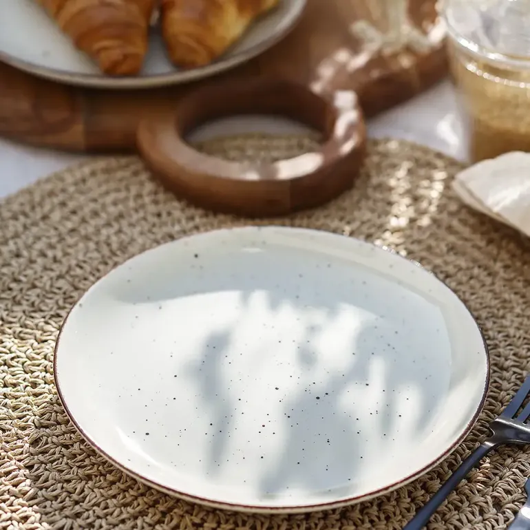 CHODZIEŻ CITY CT02 ŻYWIOŁY Serwis obiadowy 18 el / 6 osób / PUSTYNNY PIASEK / porcelana