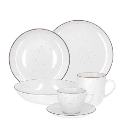 CHODZIEŻ CITY CT00 ŻYWIOŁY Serwis obiadowo-kawowy 36 el / 6 osób / CHŁODNY POWIEW / porcelana